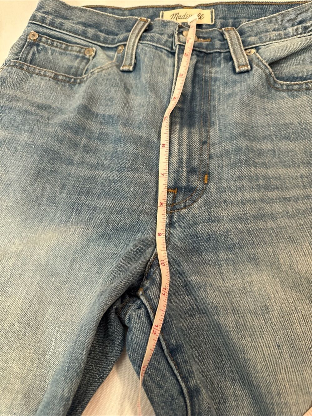 Madewell Women's Blue and Navy Jeans - Picture 10 of 10